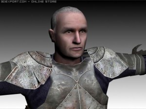 armored knight 3D Model