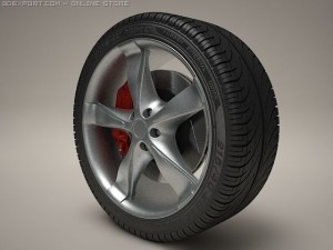 wheel 01 Modèle 3D