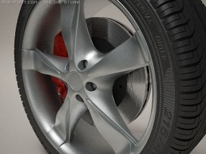 wheel 01 Modelo 3D