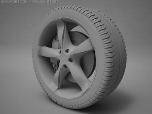 wheel 01 Modelo 3D