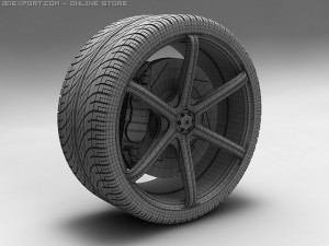 wheel 02 3D Модель