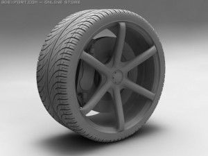 wheel 02 3D Модель