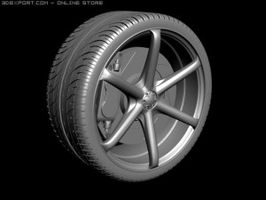wheel 02 3D Модель