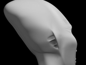 alien head Modelo 3D
