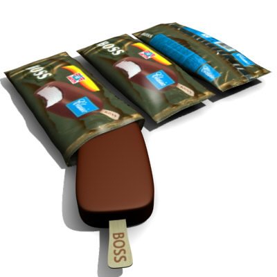 boss ice cream Modelo 3D .c4d .max .obj .3ds .fbx .stl .blend 