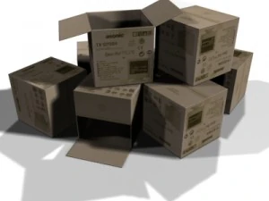 ボックス 3Dモデル