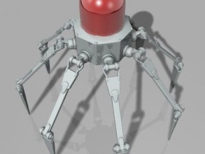 robot virus Model 3D