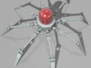 robot virus Modelo 3D