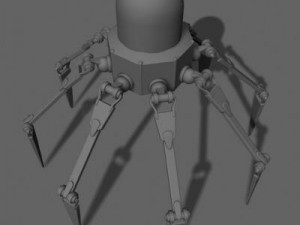 robot virus Modelo 3D
