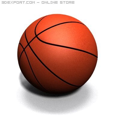 basketball 3D-Modell .c4d .max .obj .3ds .fbx .stl .blend 