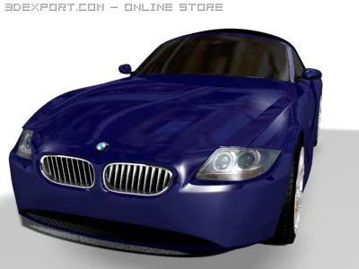 bmw z4 3D Model .c4d .max .obj .3ds .fbx .stl .blend 