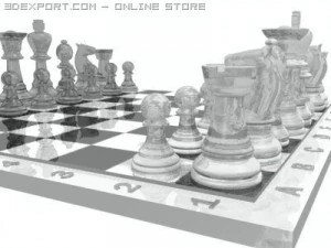 Schach 3D Modell