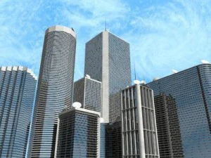 b&acirc;timents Modèle 3D