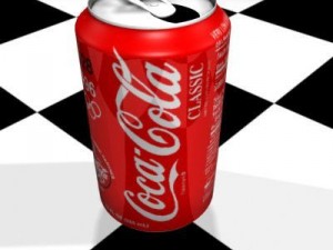 coca cola 3D 模型