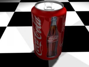 coca cola 3D 模型
