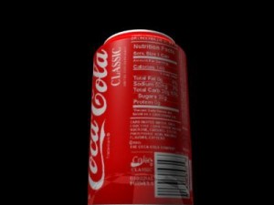 coca cola 3D 模型