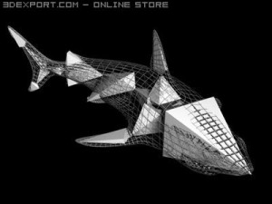 shark animated Modelo 3D