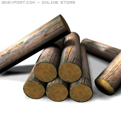 wood 3D Model .c4d .max .obj .3ds .fbx .stl .blend 