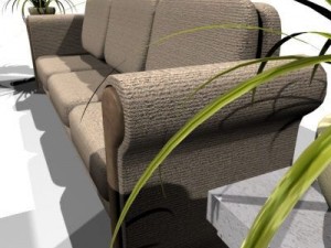 sofa set Model 3D