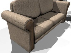 sofa set 3D 모델