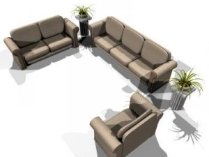 sofa set 3D Model