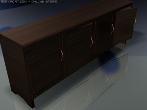 ground base cabinet 3D मॉडल