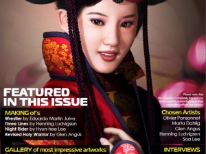 cg chosen  characters magazine no3 3D Model
