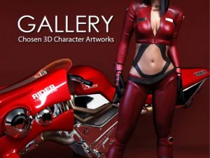 cg chosen  characters magazine no3 3D Model