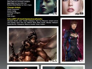 cg chosen  characters magazine no3 3D Model