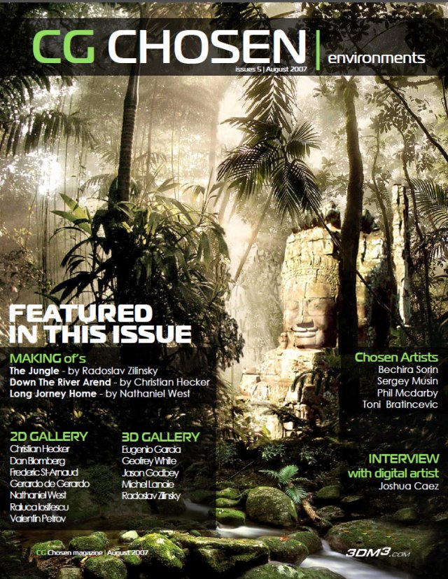 cg chosen  environments magazine no5 3D Model .c4d .max .obj .3ds .fbx .stl .blend 