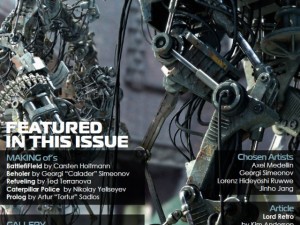 cg chosen  robots magazine no6 3D Model