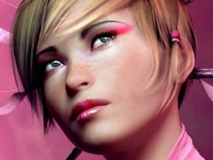 the most beautiful cg girls magazine 3D Model
