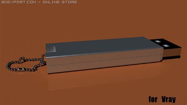usb memory card 3D Model .c4d .max .obj .3ds .fbx .stl .blend 