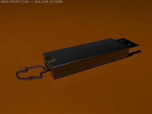 usb memory card 3D Model