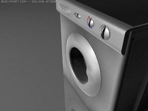 washing mashine 3D 模型