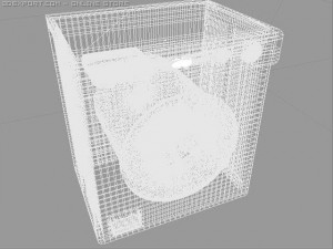 washing mashine 3D 模型