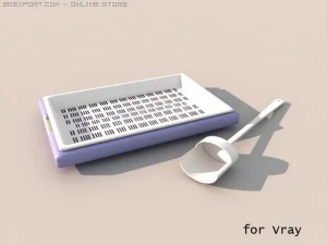 el ba&ntilde;o de los gatos Modelo 3D