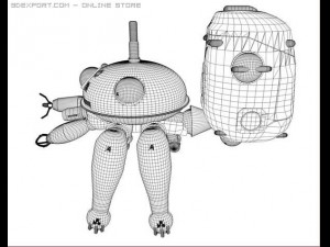 tachikoma Modelo 3D