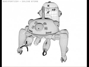 tachikoma Modelo 3D
