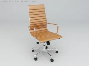 B&uuml;rosessel 01 3D Modell