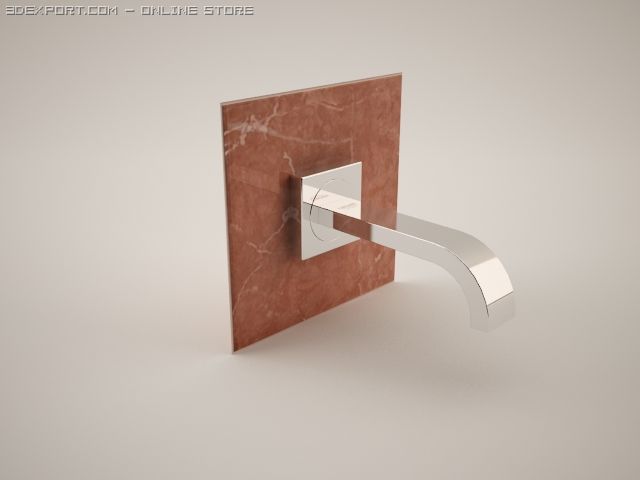 allure 13201  bath spout 3D 模型 .c4d .max .obj .3ds .fbx .stl .blend 