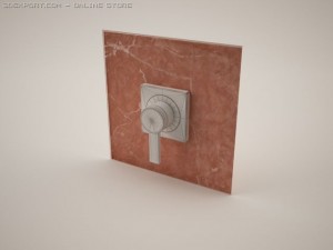 grohe allure 19384  concealed stop Modello 3D