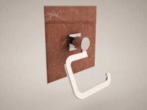 allure 40279 toilet roll holder 3D-Modell