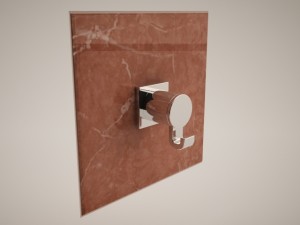 allure 40284 robe hook 3D-Modell