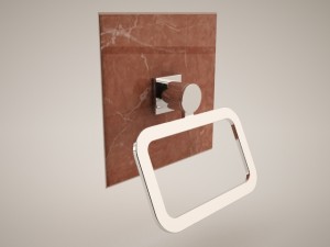 allure 40339 towel ring 3D-Modell