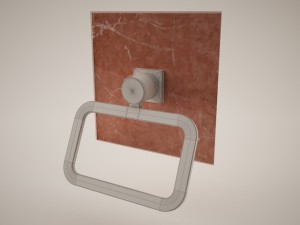 allure 40339 towel ring 3Dモデル