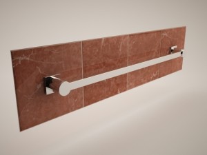 allure 40341 towel rail 3D-Modell