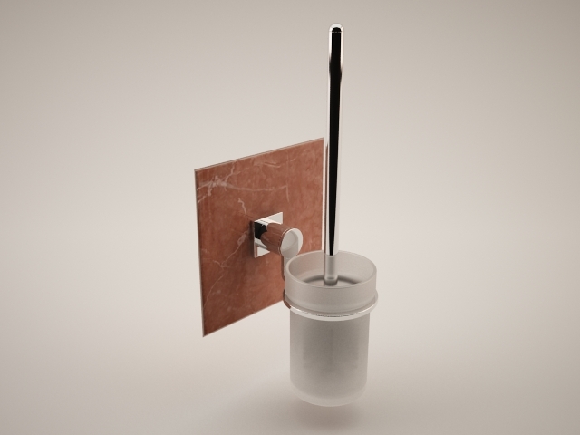 allure 40340 toilet brush set Modello 3D .c4d .max .obj .3ds .fbx .stl .blend