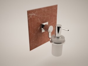 allure 40363 soap dispenser 3D-Modell