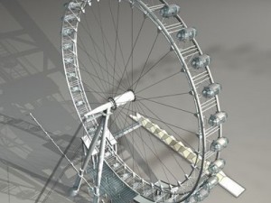 london eye Modello 3D